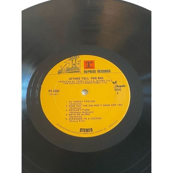 Jethro Tull - This Was 1970 Reprise RS 6336 Vinyl LP - Picture 9 of 9